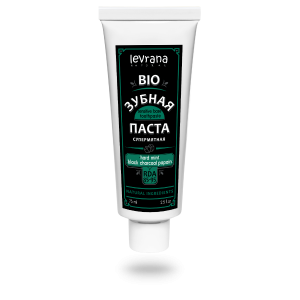 Зубная паста «Hard mint & black charcoal & papain»
