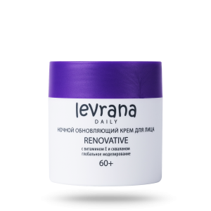 Ночной обновляющий крем для лица, 60+