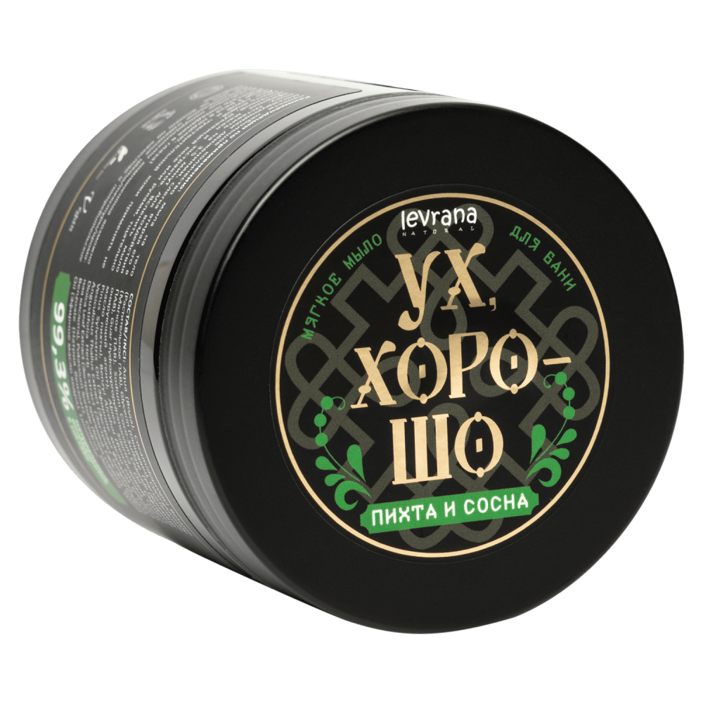 Мягкое мыло для бани УХ, ХОРОШО пихта и сосна