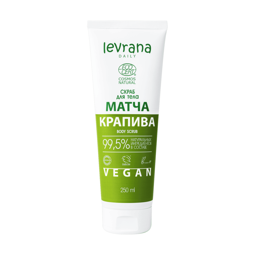 Скраб для тела Матча и крапива