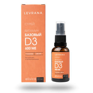 БАД Базовый Д3 600 МЕ, спрей