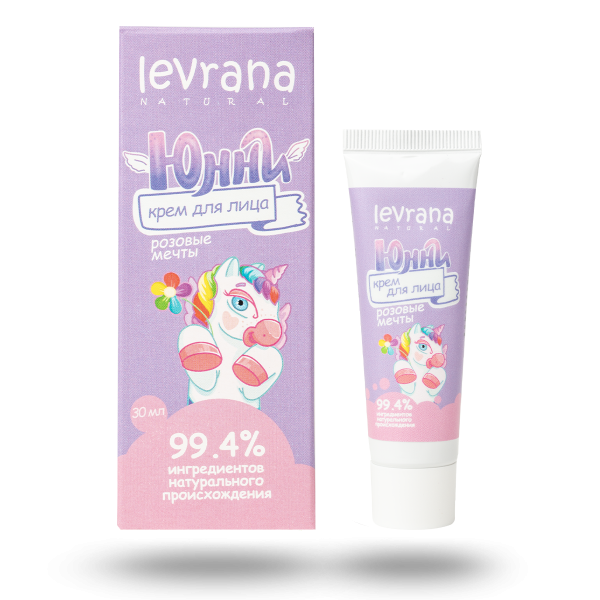 ЮННИ Детский крем для лица, Розовые мечты