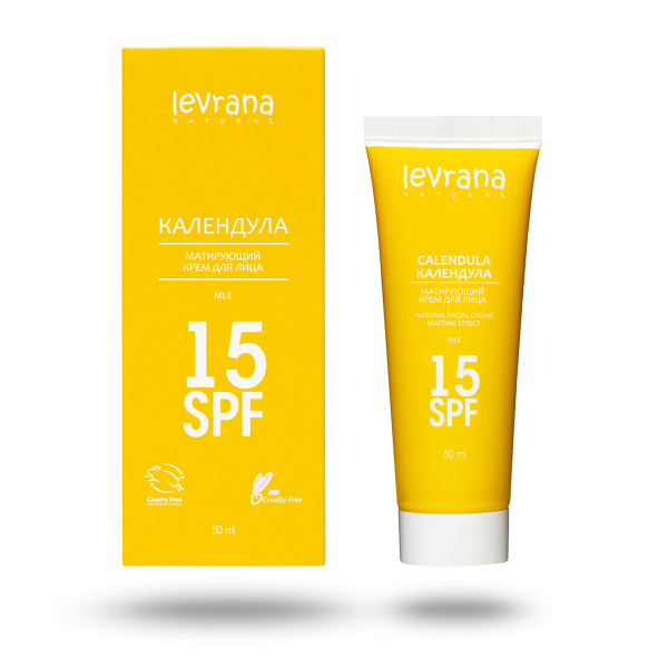"Календула", матирующий крем для лица, SPF15