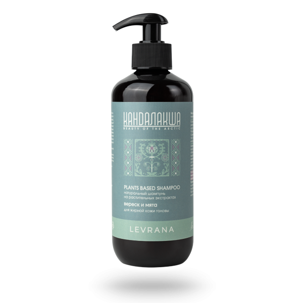 КАНДАЛАКША Натуральный шампунь на растительных экстрактах «Вереск и мята»