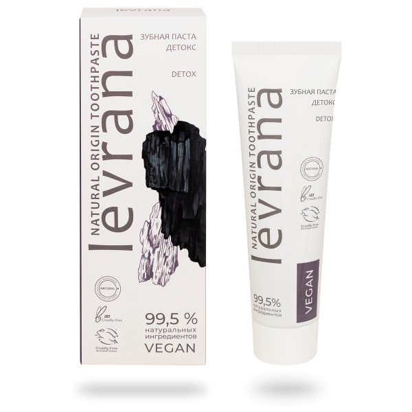 Черная зубная паста «Детокс»