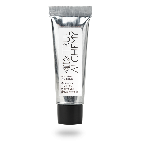 Кремовая эмульсия Мультипептидный комплекс 6% + Сквалан 5%+ Ниацинамид 3% + Фитоцерамиды 1%