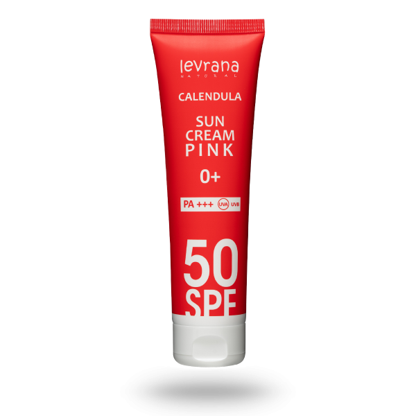 Солнцезащитный крем для лица и тела «Календула 50SPF PINK 0+»