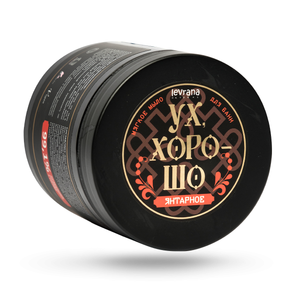 Мягкое мыло для бани "УХ, ХОРОШО" янтарное