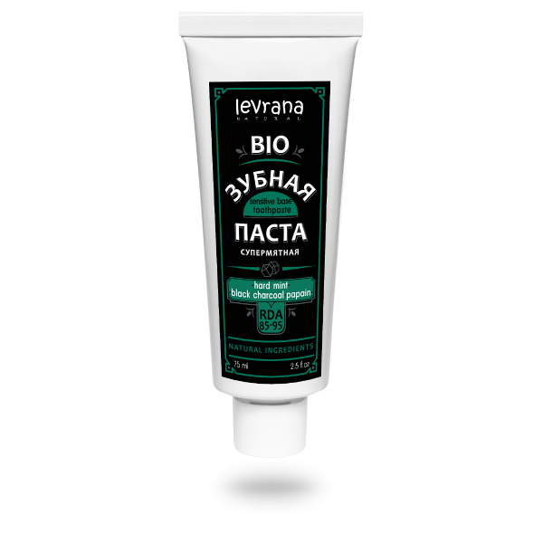 Зубная паста «Hard mint & black charcoal & papain»