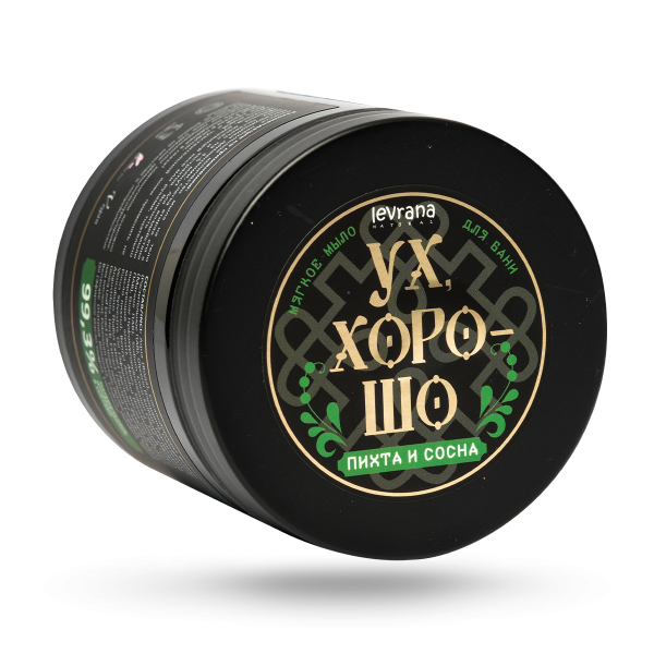 Мягкое мыло для бани "УХ, ХОРОШО" пихта и сосна