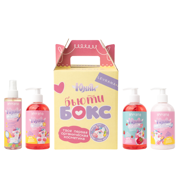 ЮННИ Набор детской косметики для волос и душа