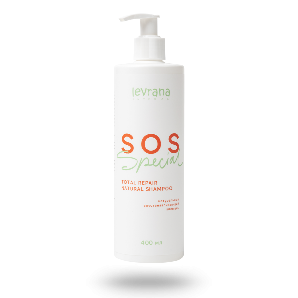 Натуральный восстанавливающий  шампунь SOS